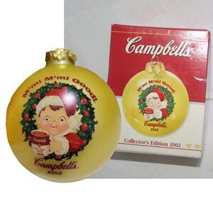 Campbell Soup 2002 Christmas Holiday Ornament Collector's Edition
